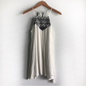 Jack by BB Dakota Navy and White Patterned Dress